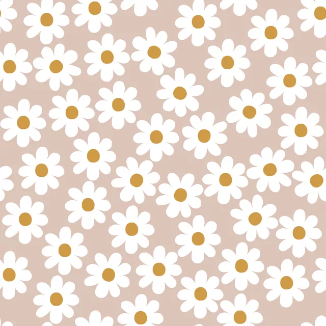 Dekovorhang White Daisies