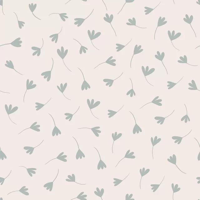 Kissen Blaue Blumen