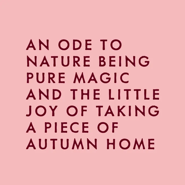 Servietten Typo Herbstspaziergang