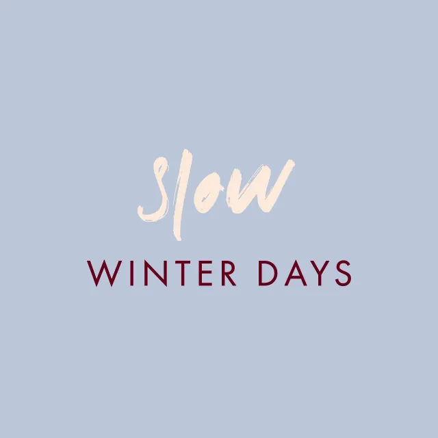 Geschirrtücher Typo "Winter Days"
