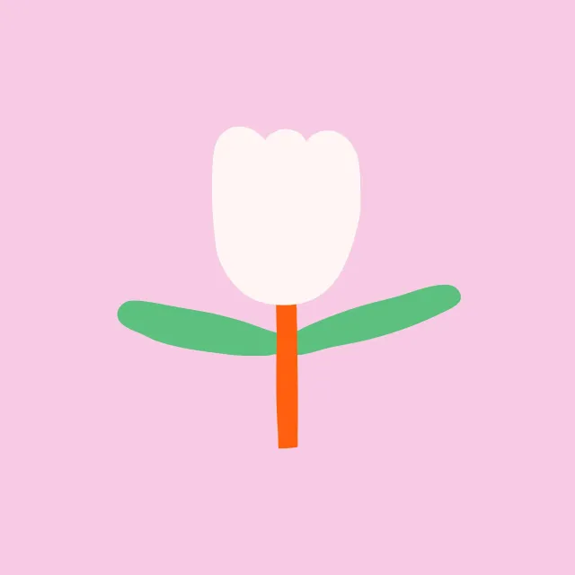 Kissen Tulpe Pink
