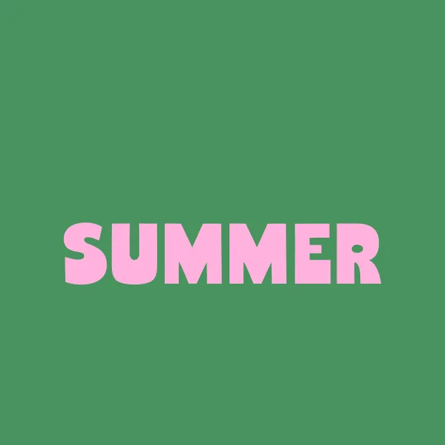 Kissen Summer pink & grün