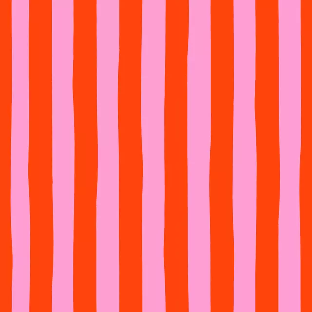 Tischläufer Streifen Orange & Pink