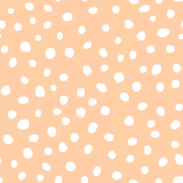 Bodenkissen Tupfen Apricot