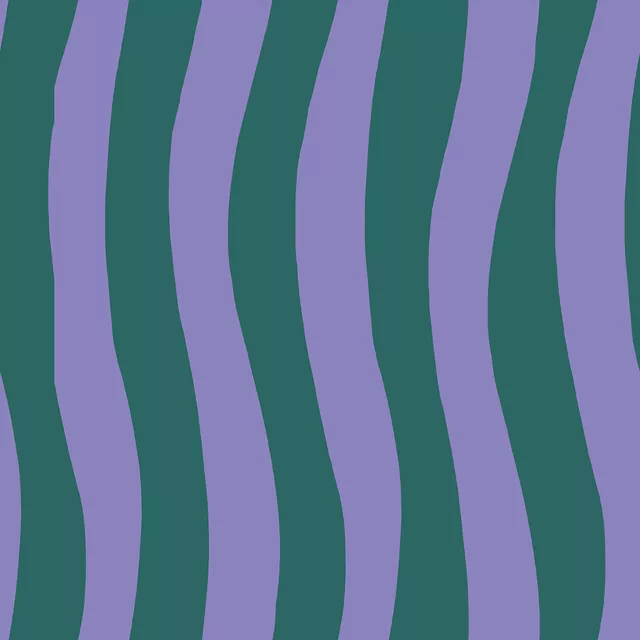 Tischset Magic Waves Lila & Grün