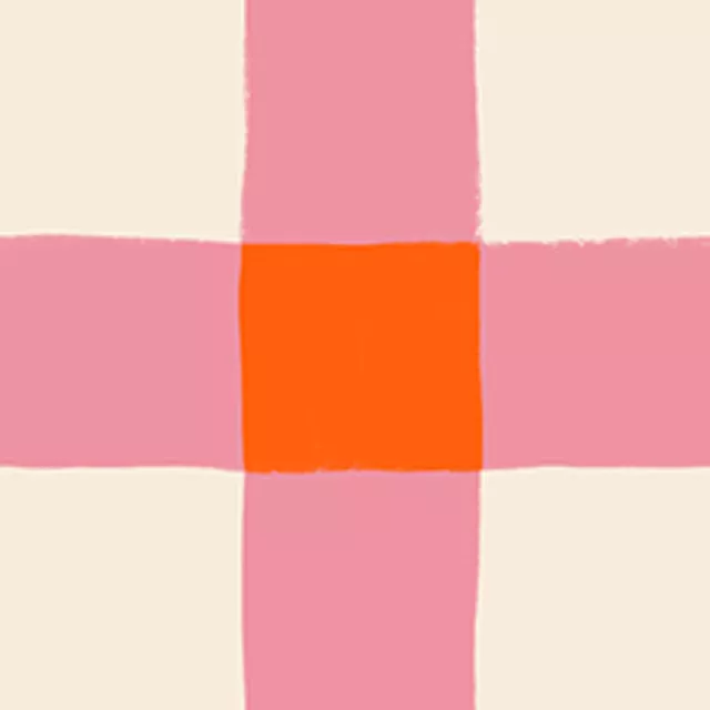 Picknick Karo Rot & Pink