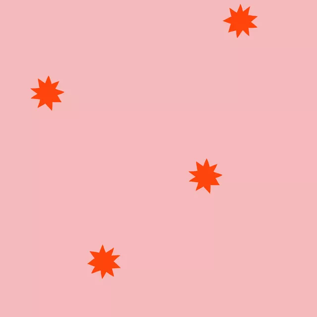 Sterne Rosa & Rot