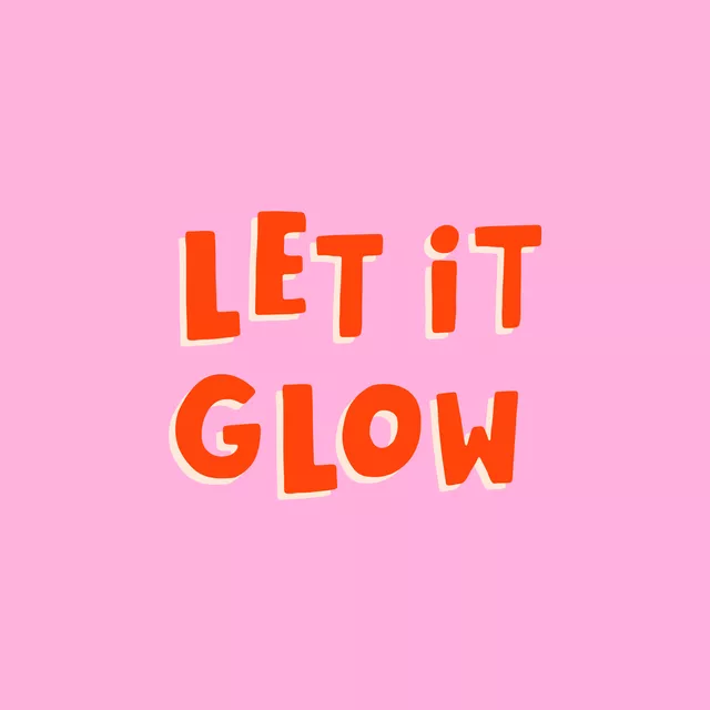 Kissen Let it Glow