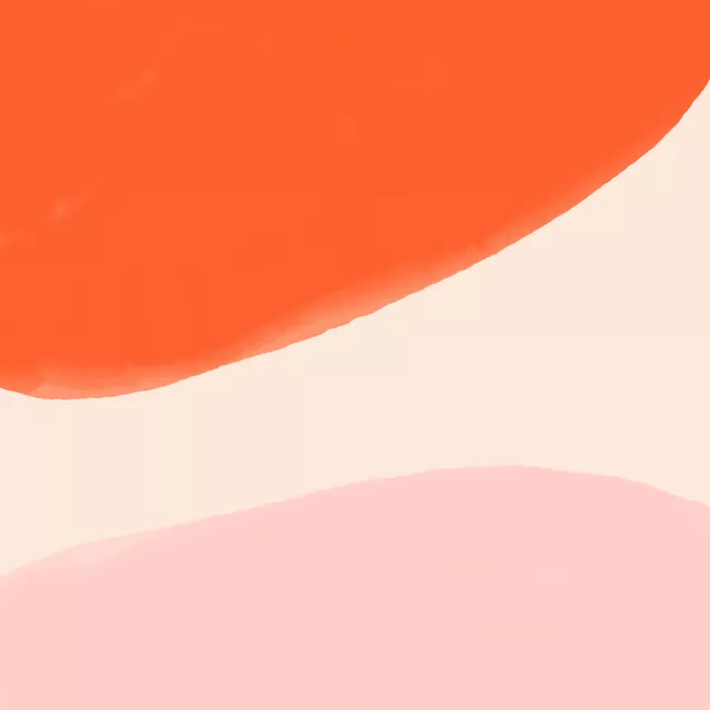 Watercolor Shapes Red & Pink