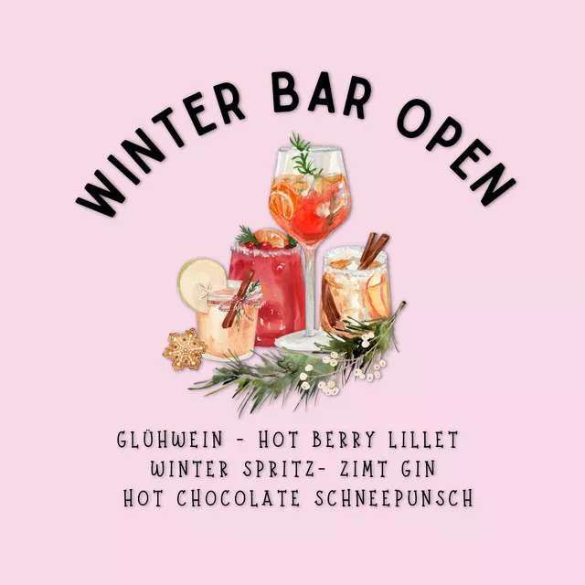 Servietten Winter Bar Pink