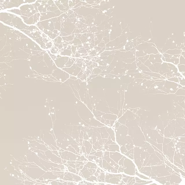Tischdecke Zweige in Beige
