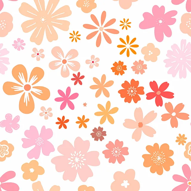 Dekovorhang Happy Summer Flowers