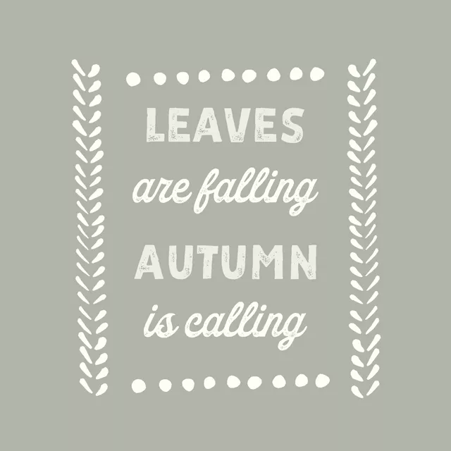 Kissen Cottage Herbst Spruch 2