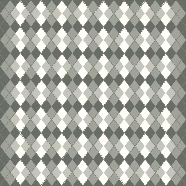 Bettwäsche AlpenChic Argyle Raute Grün