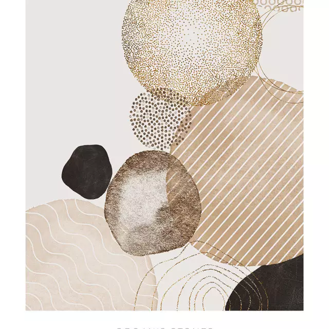 Kissen ORGANIC STONES Grafik
