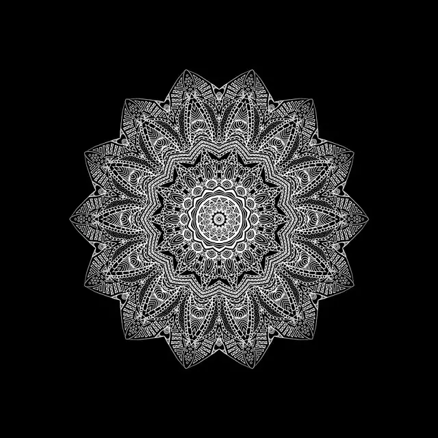 Kissen Clarity Mandala