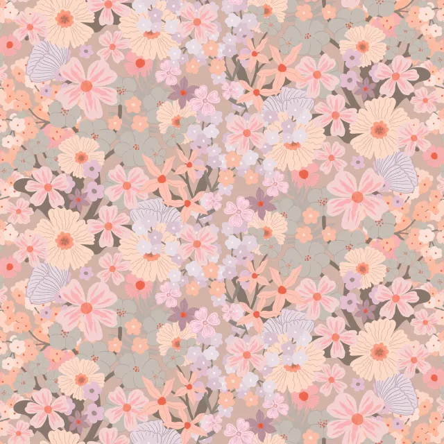 Tischläufer Flower Joy Garden Pastelrosa