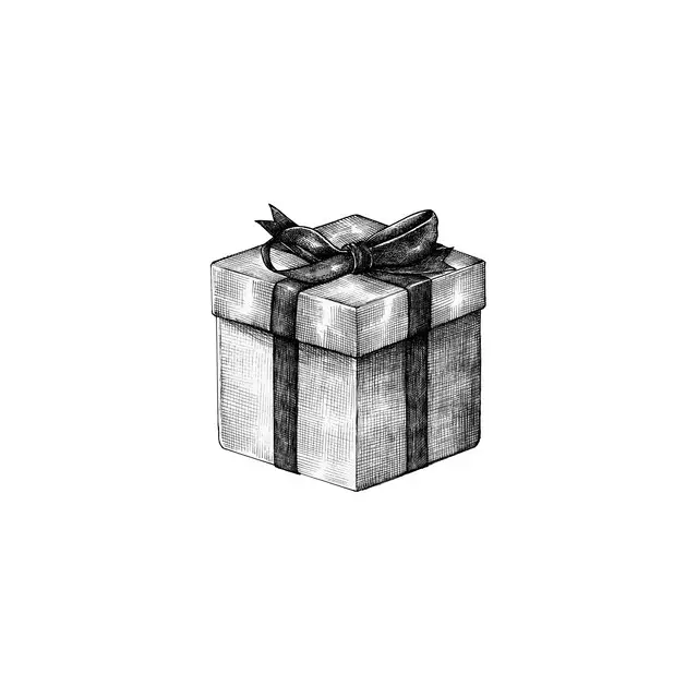 Tischdecke Vintage Holidays Gift Box