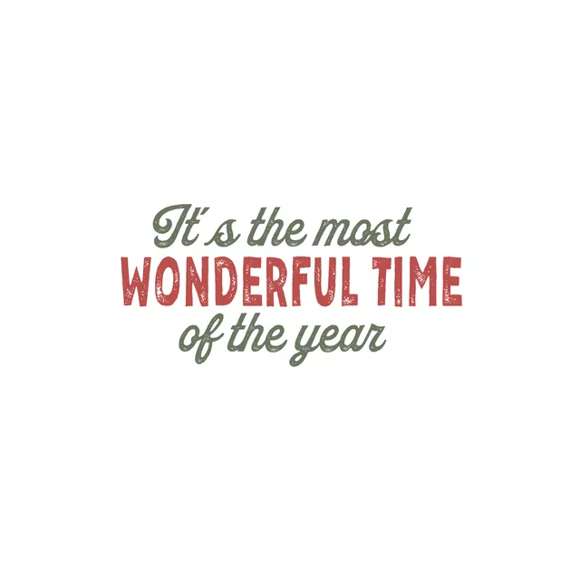 Tischset Cottage Christmas Spruch