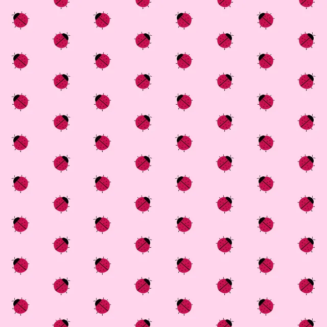 Marienkäfer Rot  Pink