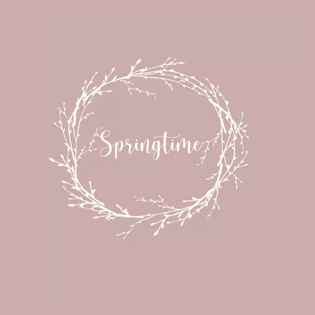 Kissen Kranz Springtime Rosa