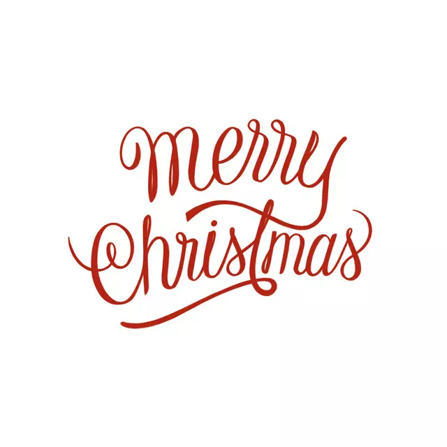 Vintage Holidays Merry Red