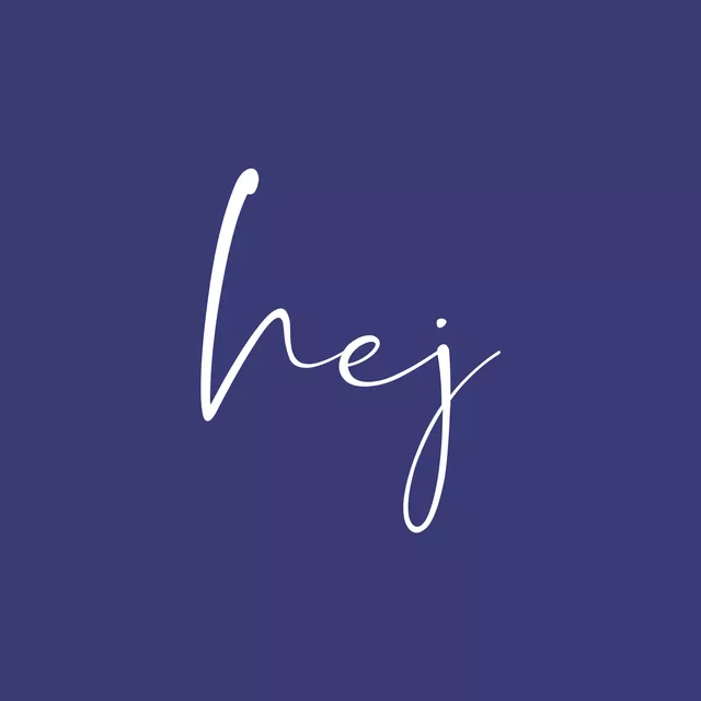 Servietten HEJ Tiefblau