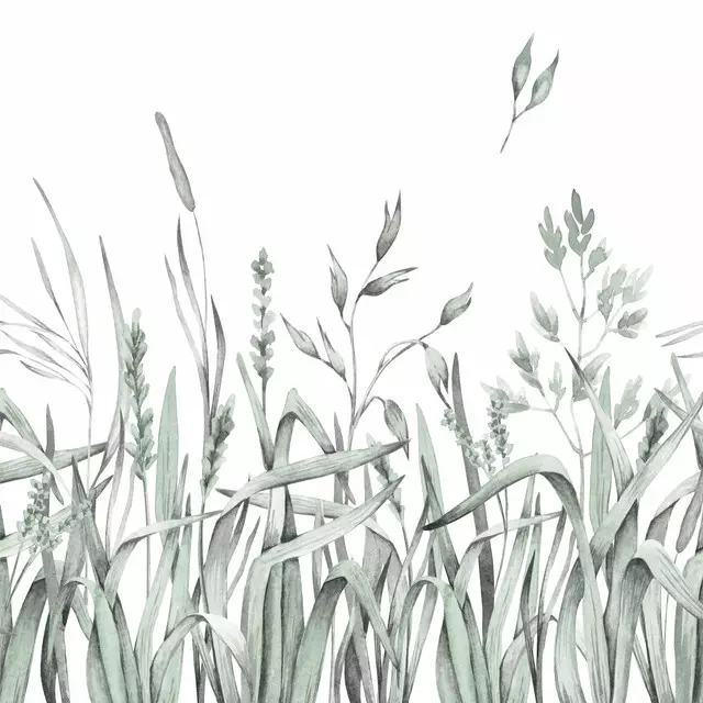 Dekovorhang Harvest Field Grass Sage