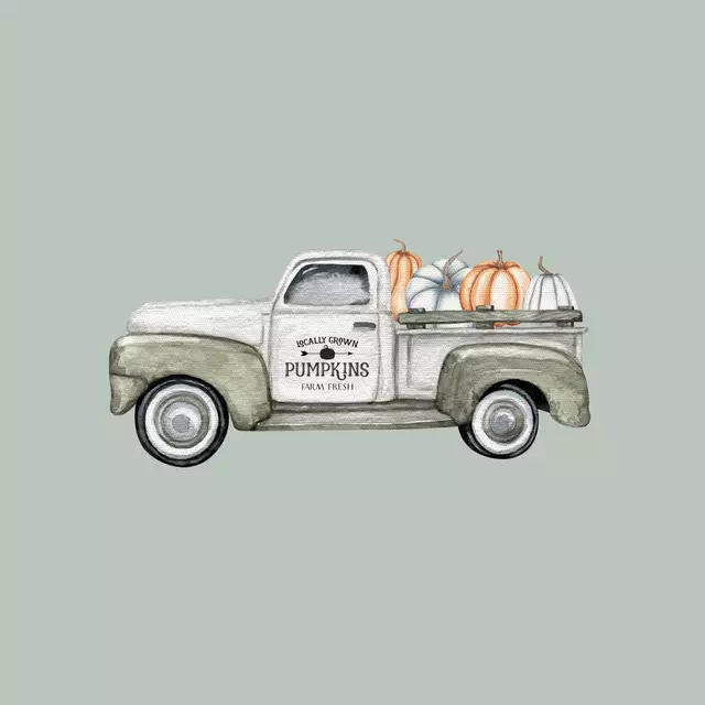 The Pumpkin Truck Green