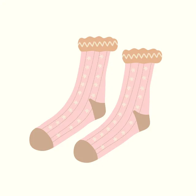 Kissen Cozy Socken Warm