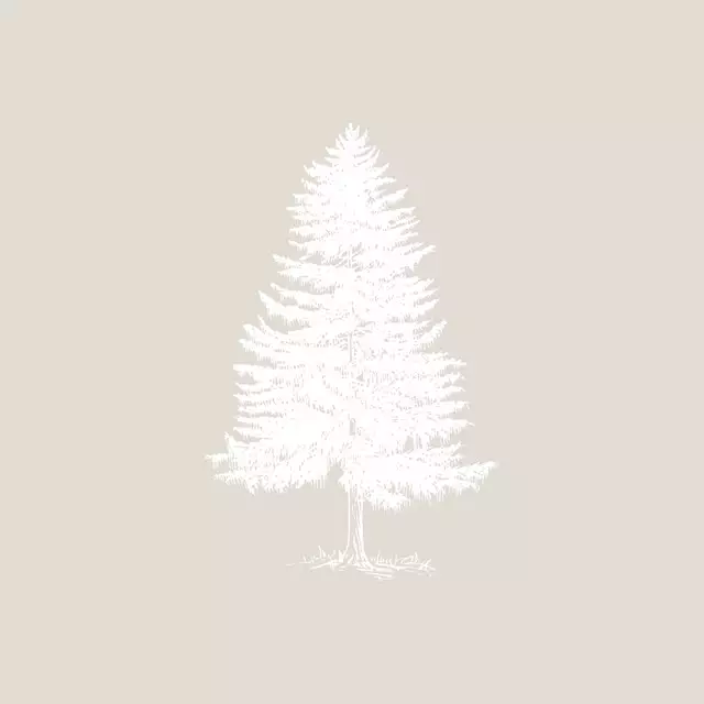 Tischdecke Vintage Holidays Tree 2 WB