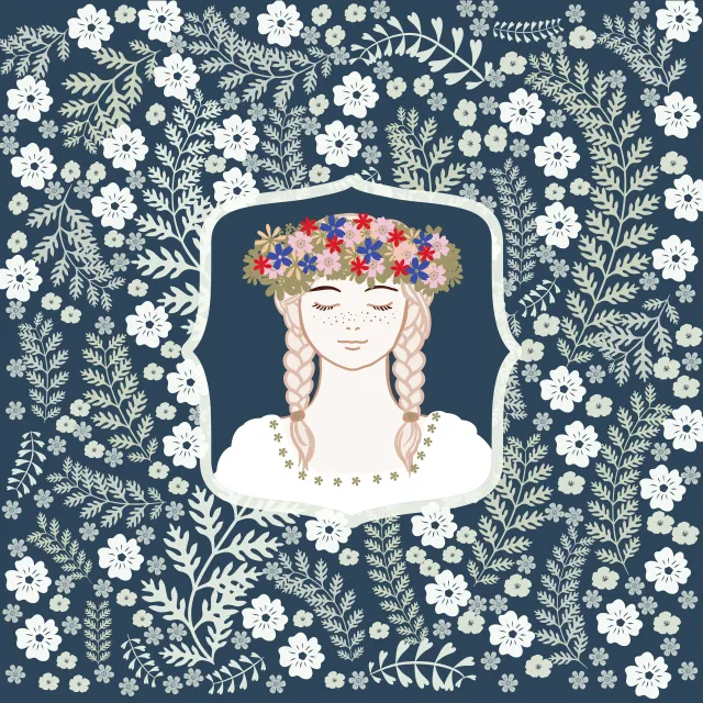 Kissen Sommertraum Midsommar Girl