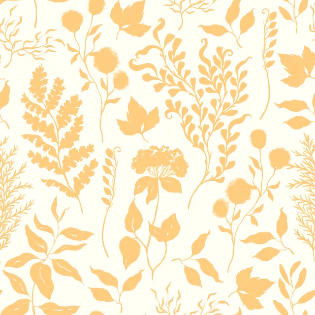 Kissen Sommerblumen Gelb Creme
