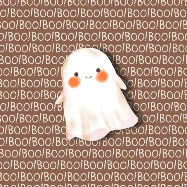 Kissen Halloween Gespenst Boo !
