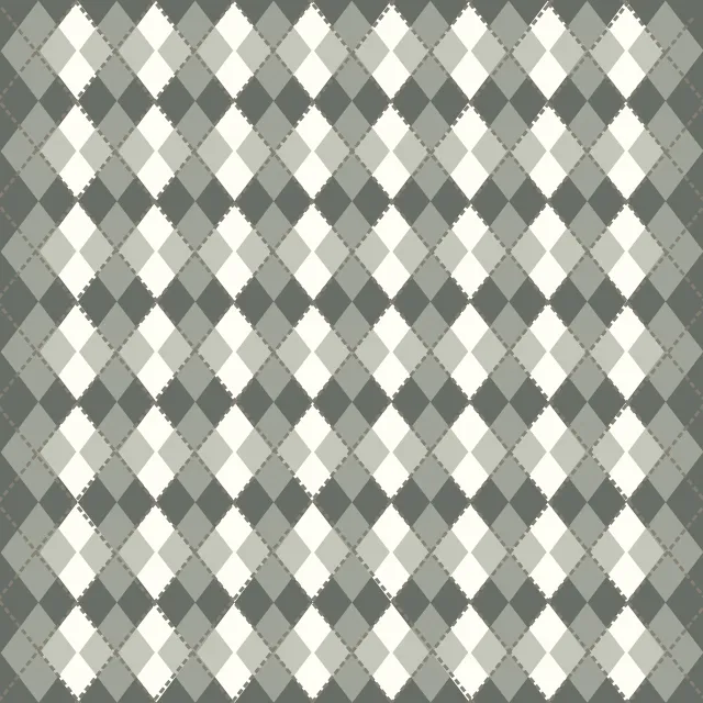Tischdecke AlpenChic Argyle Raute Grün
