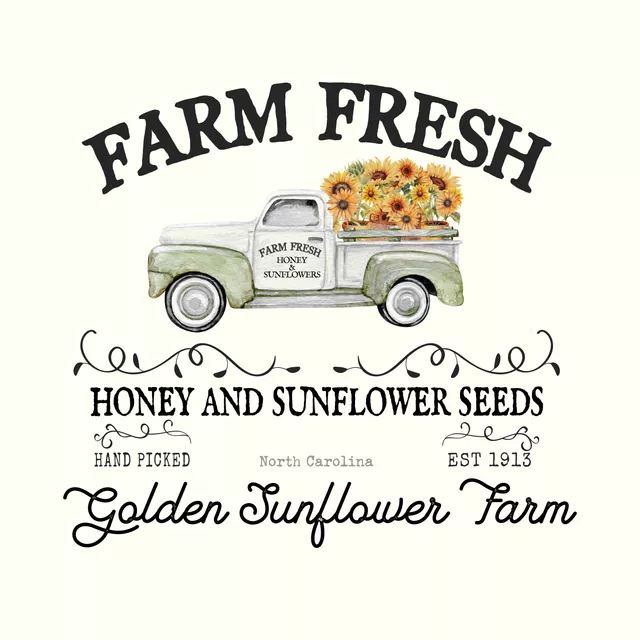 Tischdecke Cottage Summer Sunflower Farm