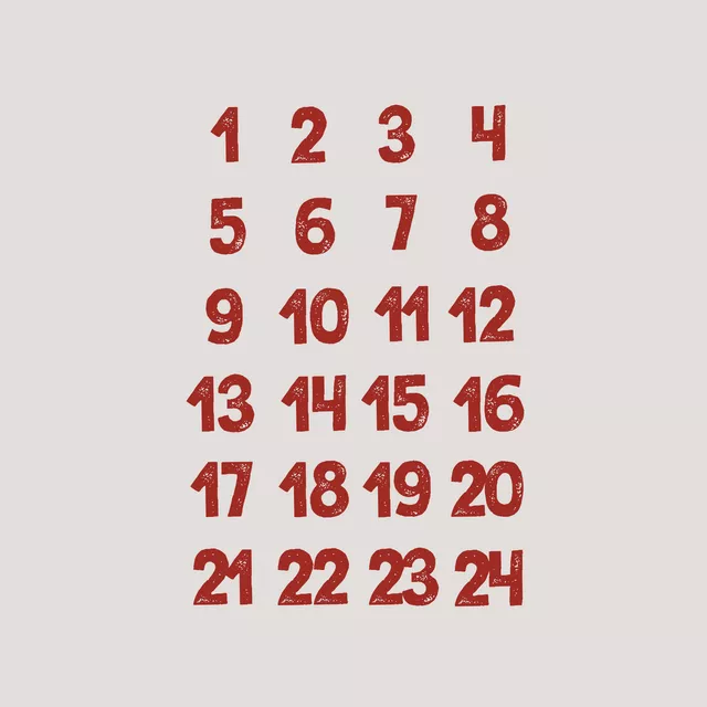 Kissen Cottage Christmas Kalender