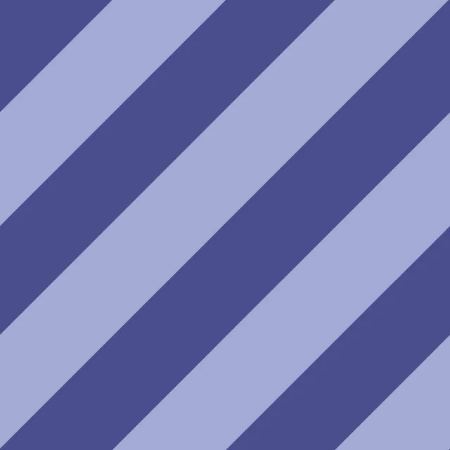Bettwäsche Diagonal Stripes blau