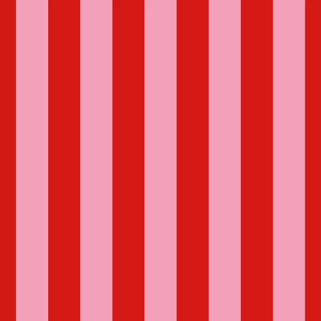 Kissen Blockstreifen Pink Rot