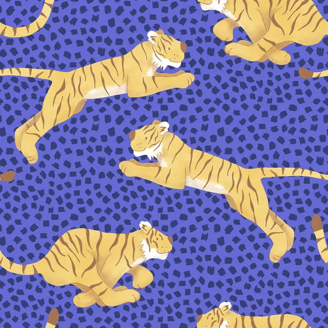 Running Tigers blue