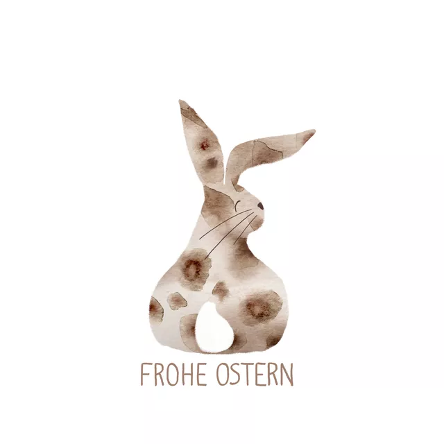 Tischset Hase