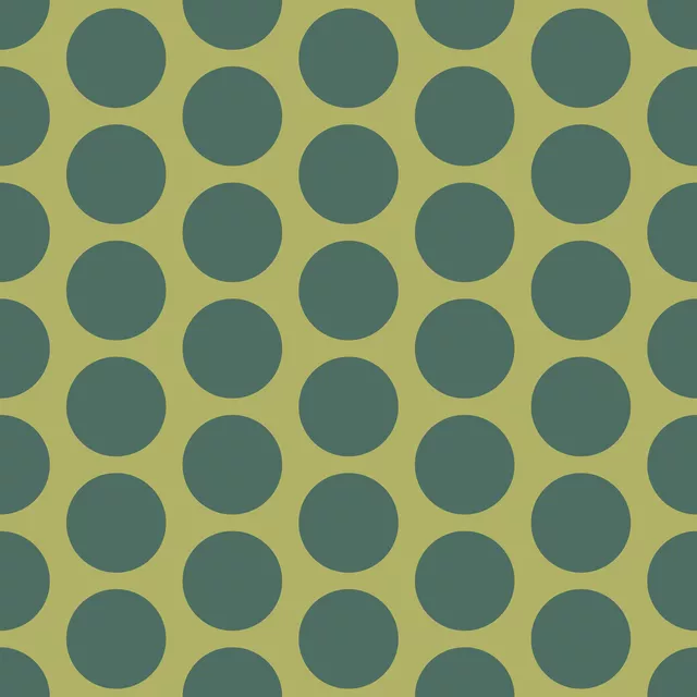 Tischdecke Polkadots grün