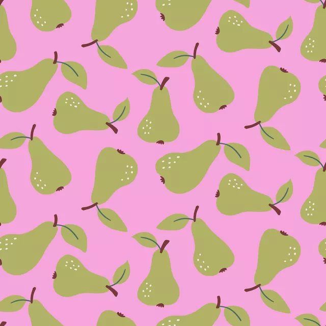Kissen Birnen pink