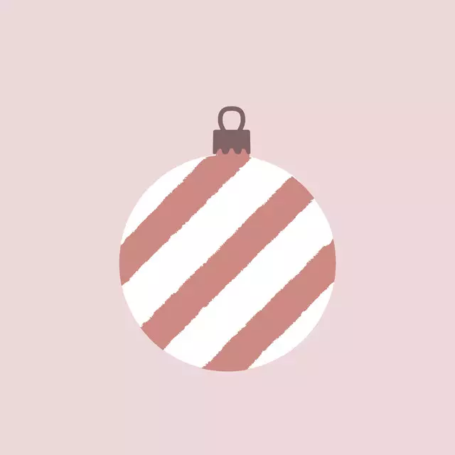 Bodenkissen Kugel Zuckerstangenstreifen