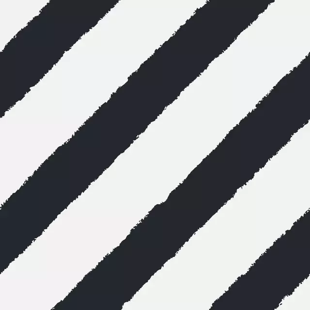 Kissen Diagonal Stripes black