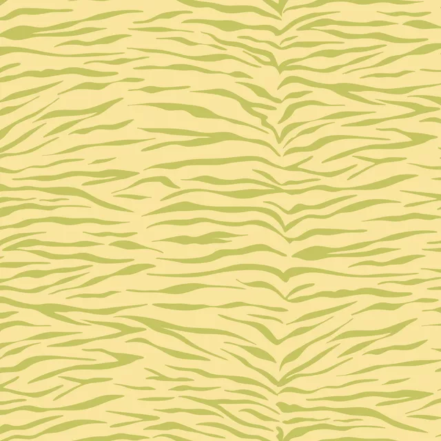 Kissen Tiger Pattern yellow green