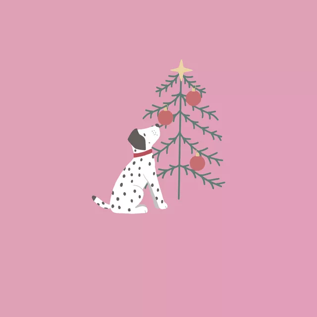 Geschirrtücher Christmas Dalmatiner