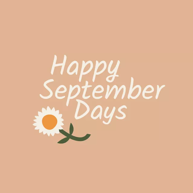 Kissen Happy September Days