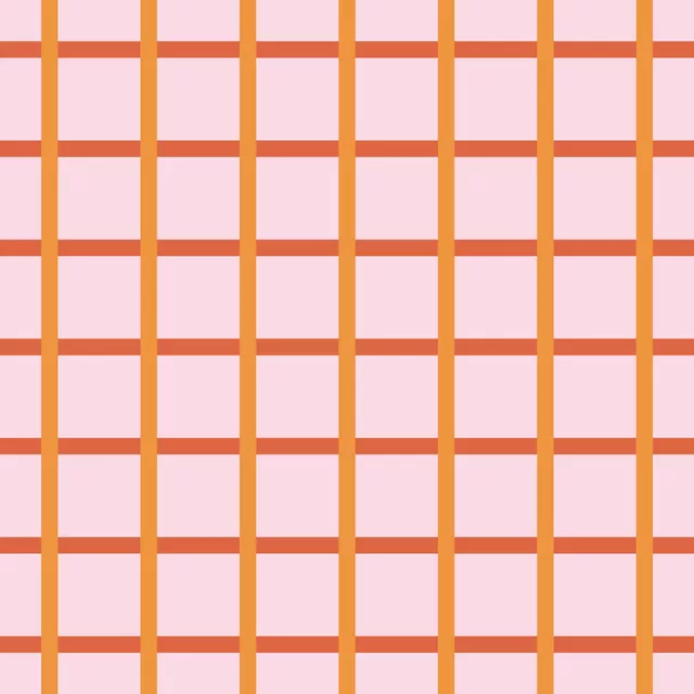 Bankauflage Checks Pink Red