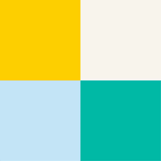 Kissen Sweet Squares Yellow